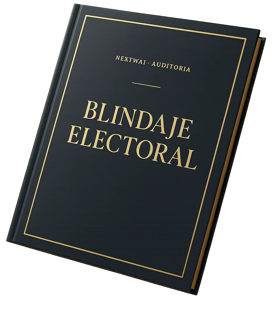 Portada de la Auditoría de Blindaje Electoral, edición premium